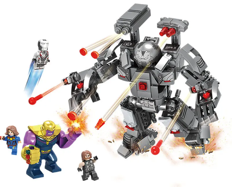 

Marvel Avengers Endgame Compound Battle Buster Black Anti Hulk Thanos Building Kit Block Toys compatible B392