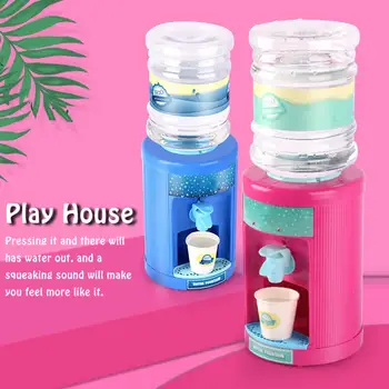 

Dollhouse Miniature Accessories Mini Water Dispenser Toy Kitchen Play House Toys Electric Small Appliances for Kids Boys Girls