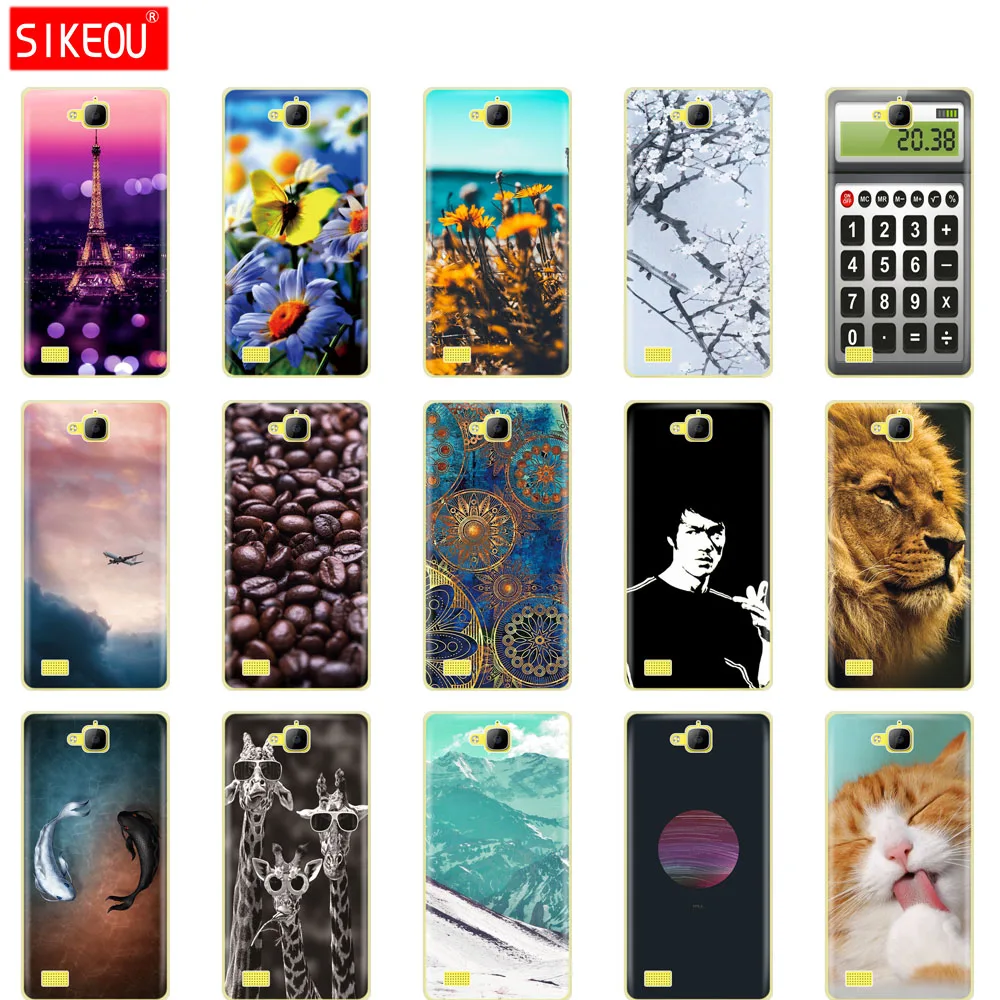 

silicone phone case for huawei honor 3c case soft tpu for cover huawei 3c H30-U10 mobile phone shell coqa Skin shockproof