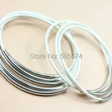 Пояса из натуральной кожи браслет с золотыми или серебряными трубки акценты богемный Stackable Браслет белый