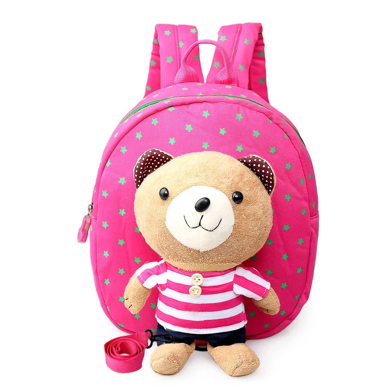 Носки с рисунком медведя из мультика Детские Ремни Поводки прогулки анти-потерянный безопасности сумка активности и Шестерни плюшевые