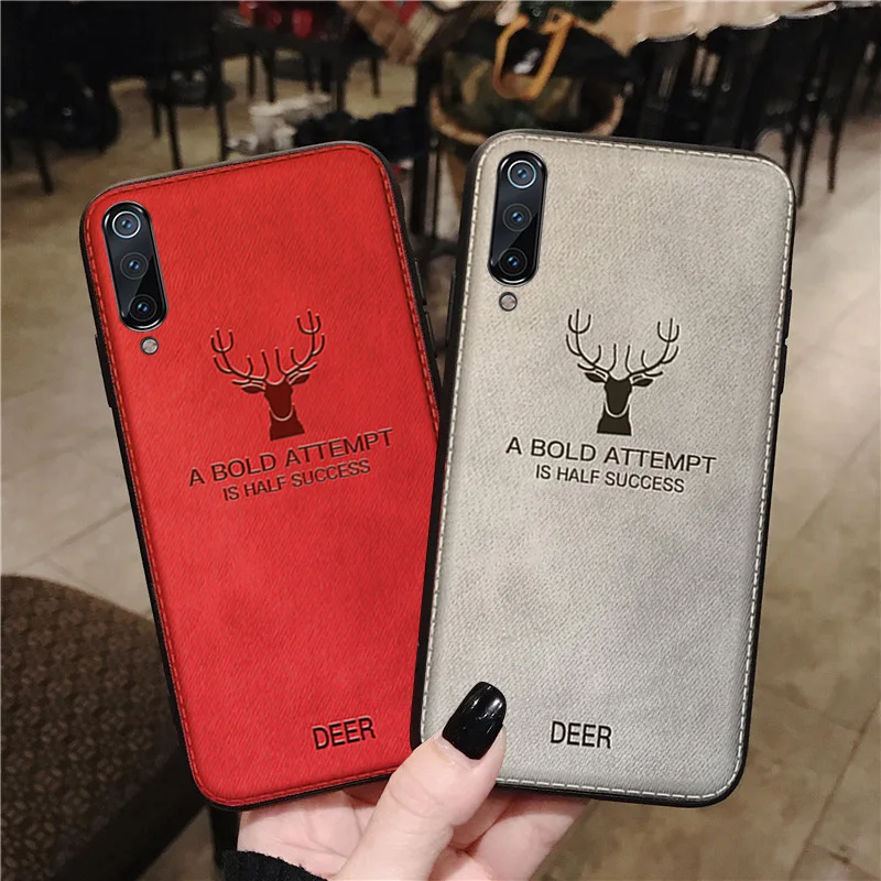 

Matte Cloth Shell Soft TPU Case for Redmi Note 7 6 5 Pro 5A Prime 4X 3 Full Cover Elk Convas Case for Redmi 7 6 Pro 5 Plus 6A 5A