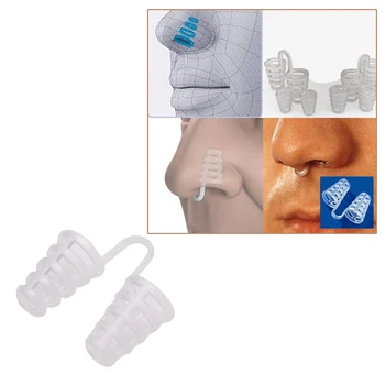 

Anti Snoring Breathe Easy Sleep Aid Nasal Dilators Device No Strips Nose Clips #H027#