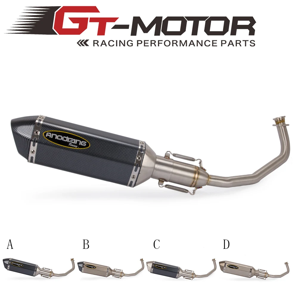 GT Motor - Exhaust System Muffler Link Pipe Contacting Pipe Slip-On With DB Killer Silencer For Honda PCX125 PCX150 PCX 125 150 GT Motor - Exhaust System Muffler Link Pipe Contacting Pipe Slip-On With DB Killer Silencer For Honda PCX125 PCX150 PCX 125 150