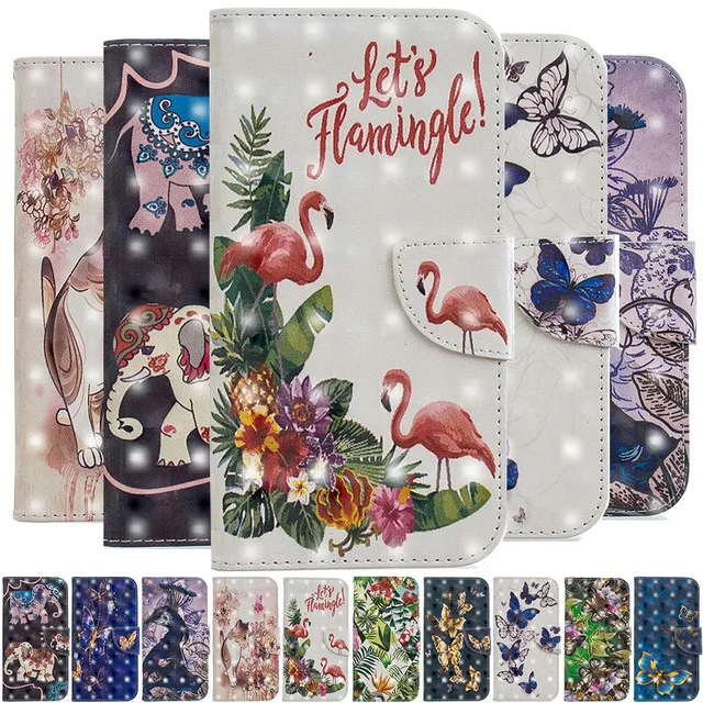 3D effect Elephant Butterfly Cover sFor iPhone XS Max PU