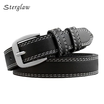 

85-115cm summer style black vintage leather belt for women 2020 hot lady designer Belts woman wide belt ceinture femme F141