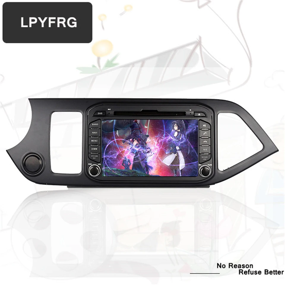 Clearance 4GB RAM 4G WIFI Android 9.0 Octa Core DAB+ RDS Car DVD GPS Radio Player For Kia Picanto Morning 2011-2016 Tape Recorder 4