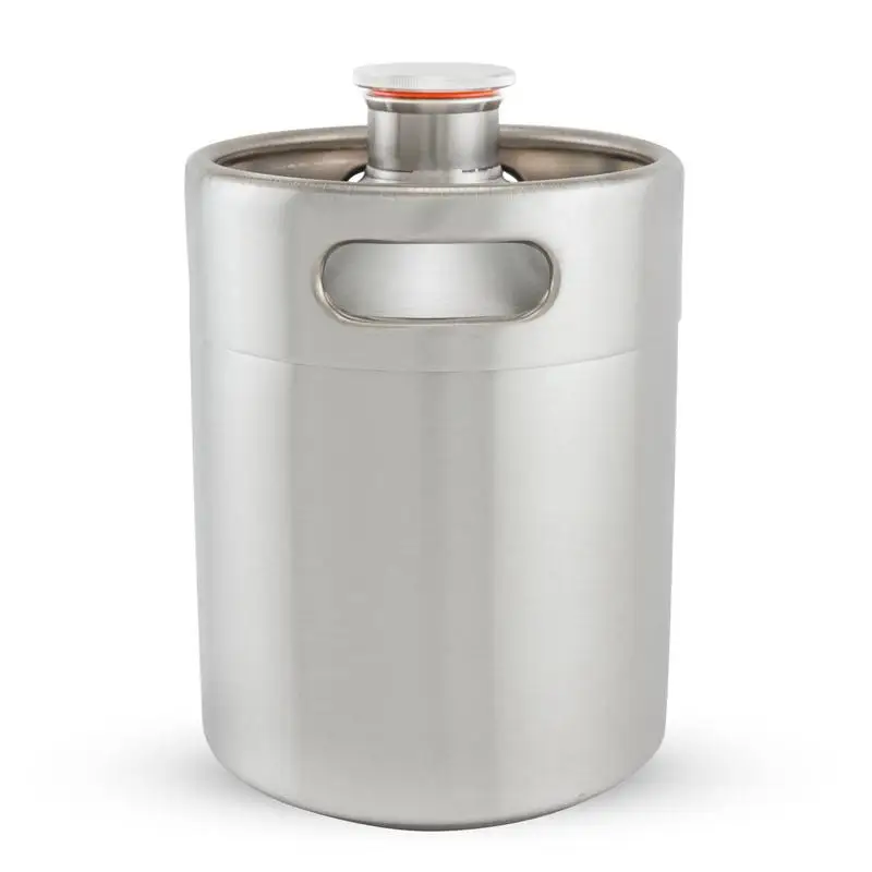 304 нержавеющая сталь 2L 64 унций мини пивная бутылка бочки Keg винтовая крышка Homebrew