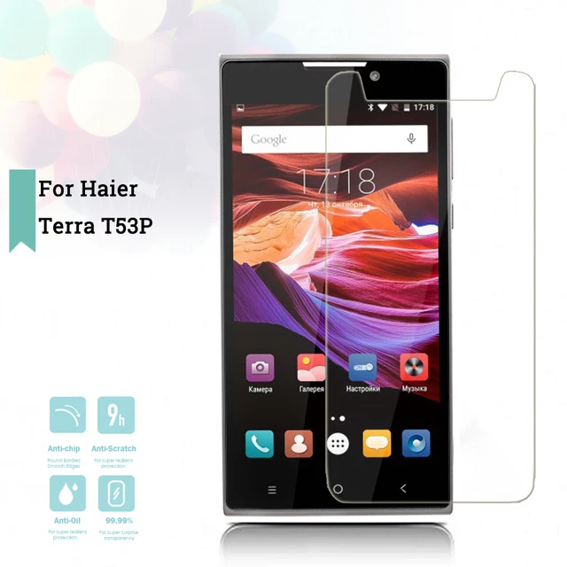 Special Offers 2.5D 0.26mm Ultra Tempered Glass For Haier Terra T53P Toughened Screen Protector Film Protective Screen Case Universal