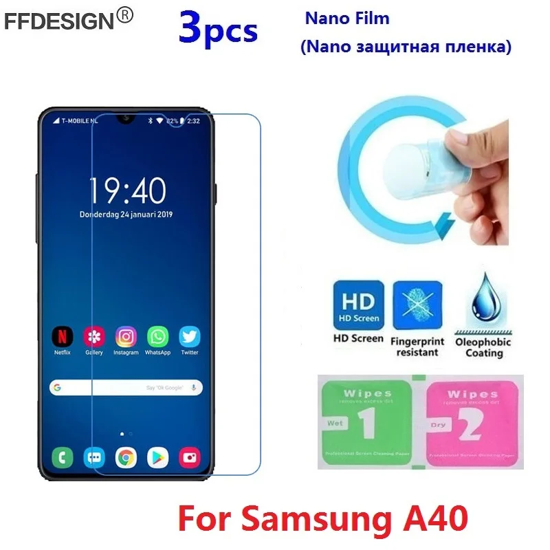 

Nano Protective Film For Samsung Galaxy A40 (Not Glass) Screen Protector For Samsung A40 Film Screen Protect Foil