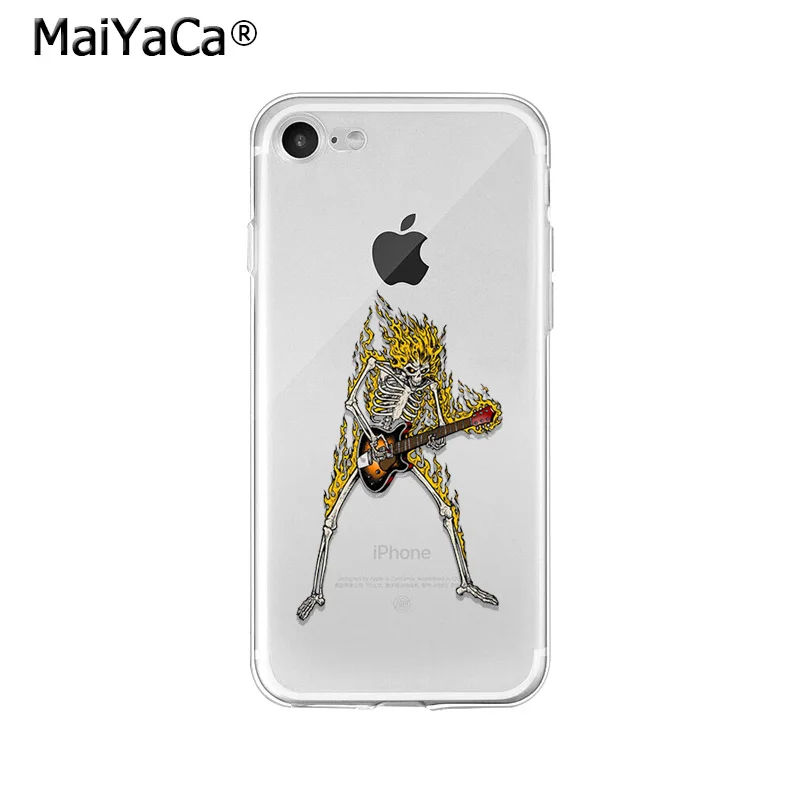Retro Skeleton skull skateboard