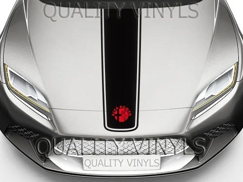 

For ALFA ROMEO HOOD RACING STRIPES GIULIA MITO GIULIETTA DECAL STICKERS