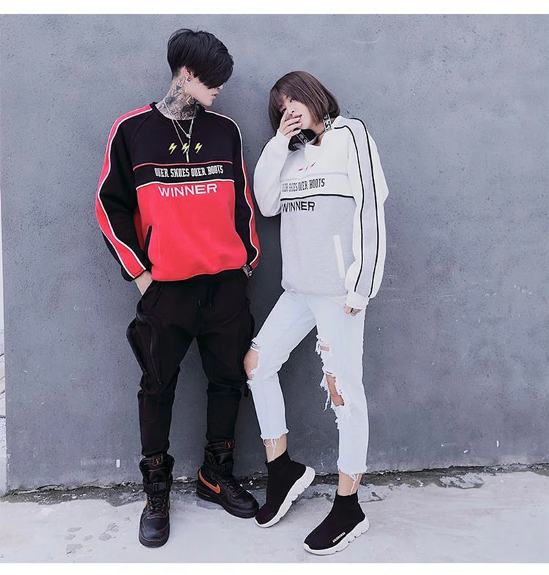 Patchwork Oversize Windbreaker Pullover Jackets Male Coats Vintage Varsity Jacket Men Fashions  (3)