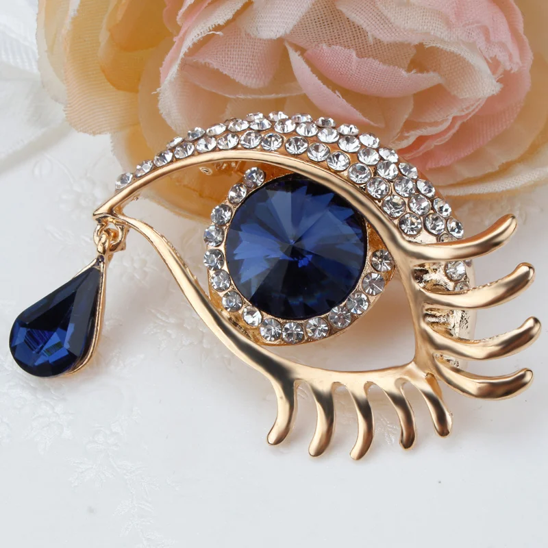 Lucky Eye Shaped Brooch