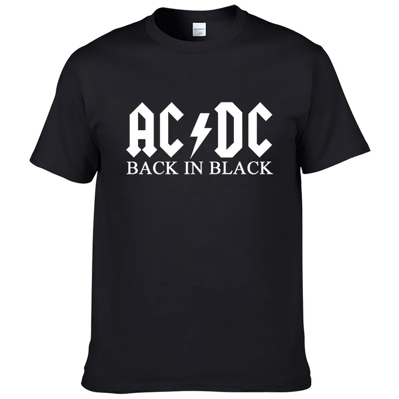 Рок группа AC DC Футболка Мужская Лето хлопок модный бренд ACDC Мужская футболка хип-хоп футболки для фанатов#149 - Цвет: 3