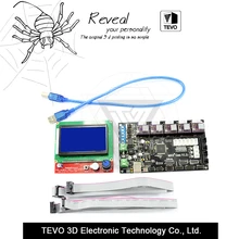 3D Printer Kit MKS Gen V1.4 3D Printer Controller Board With Mega 2560 R3 Motherboard RepRap Ramps1.4 + 12864 LCD Controller