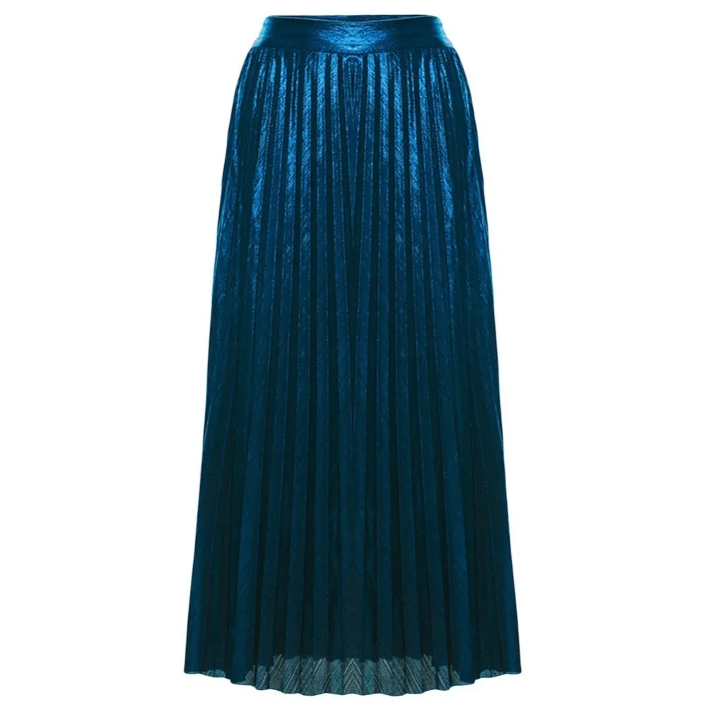 Пляжное платье Для женщин эластичные Высокая Талия юбки мода в богемном стиле с цветочным принтом линия Повседневное длинные большие свободные летняя пляжная юбка - Цвет: U8121-RBU