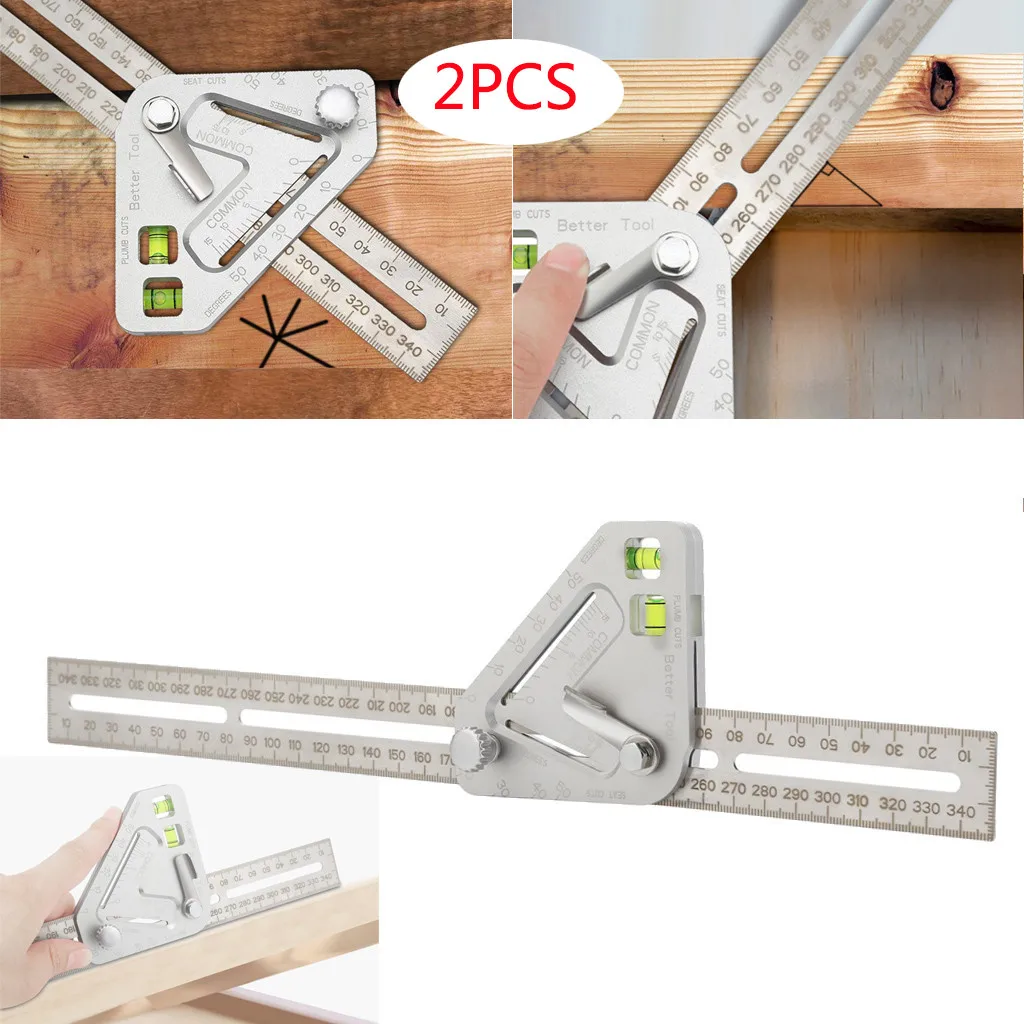 

practical Roof Revolutionizing Carpentry Utensil Multi-function Measuring Tool Angle Ruler protractor carpenter tools