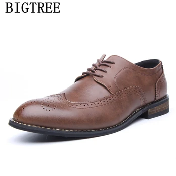 

Brogue Shoes Men Formal Business Shoes Men Oxford Leather Coiffeur Office Shoes Men Elegant Zapatos De Hombre Erkek Ayakkabi