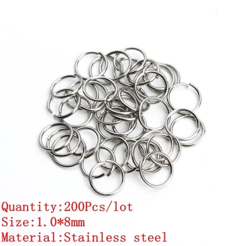 20g 850pcs End Chain Tags Tips Clasp Necklace Bracelet Findings 6x3x0.5mm HC 