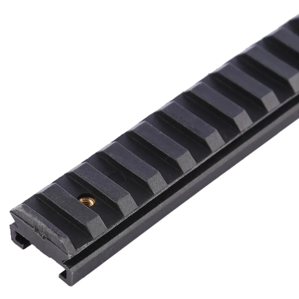 

WORKER 22cm Converted Nylon Grooved Back Rail Mount Kit for Nerf Retaliator Track - Black