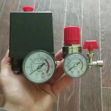 Новое поступление воздушный компрессор давление клапан переключатель коллектор сброс манометры регулятора 240 В продвижение цена