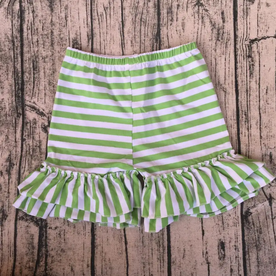 Summer Wholesale Striped Solid Hot Sale soft cotton baby Girl ruffle ...