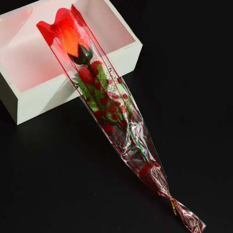 Светодиодный светильник в виде розы на День святого Валентина, День матери, день рождения, вечеринки, свадебные украшения, Хэллоуин, искусственный цветок - Цвет: red