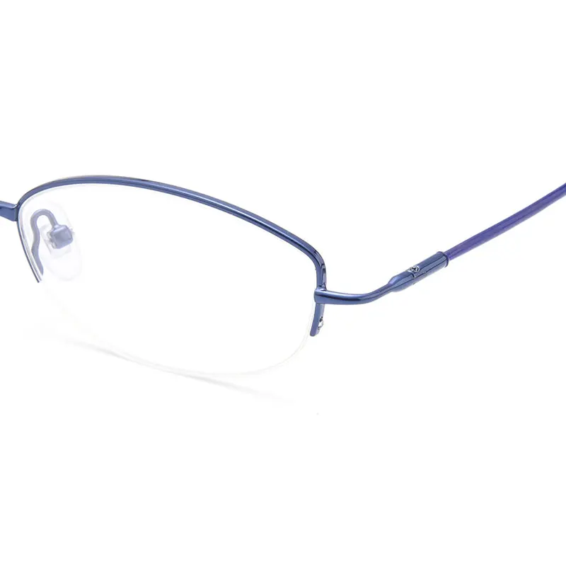 Gmei оптический T9106 модный сплав полуоправы овальные оптические очки оправа для мужчин и женщин очки по рецепту