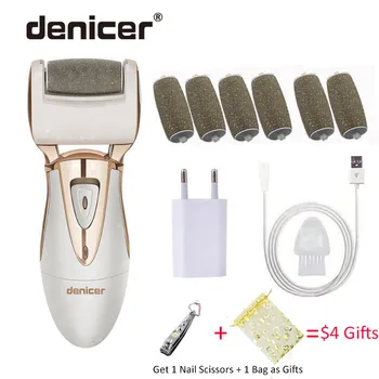 

2018 Electric Exfoliator Pedicure Machine Callus Remover Foot Care Roller Tool, Pedicure File for Feet Heel 7 Grinding Heads