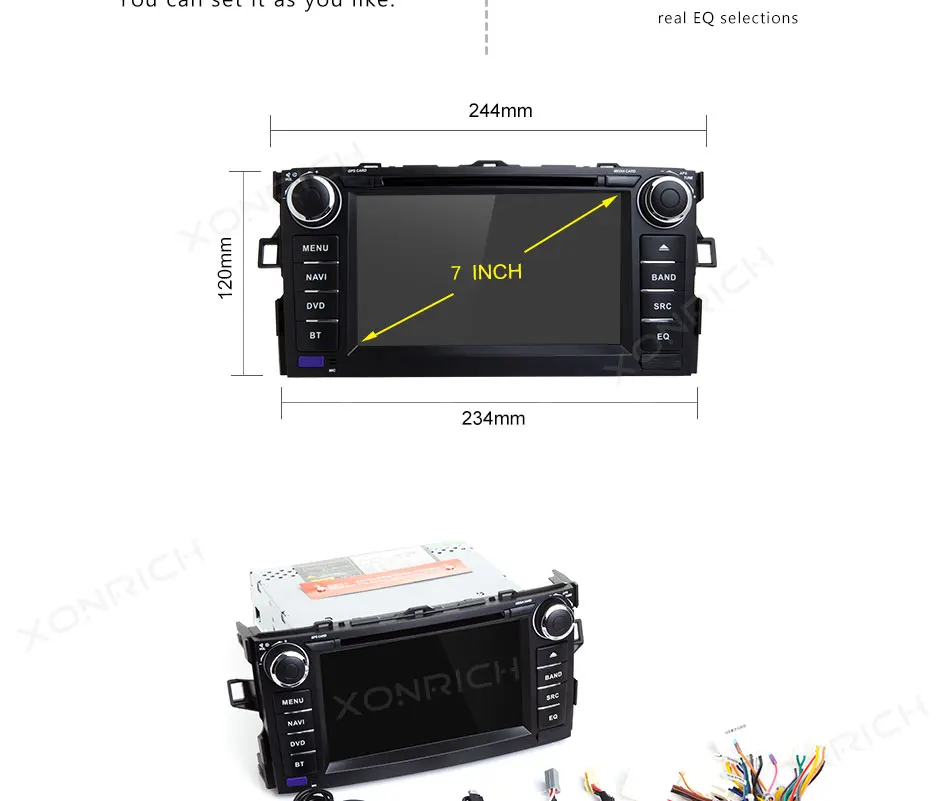 Clearance Autoradio 2 Din Android 8.0 Car DVD Player For Toyota Auris Toyota Corolla Altis 2012 2013 GPS Navigation Multimedia Stereo Wifi 21
