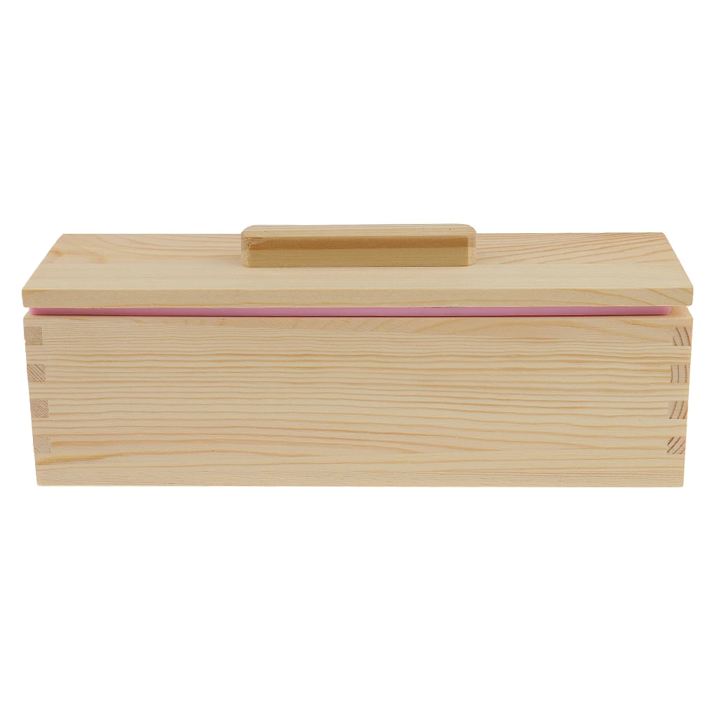 Silicone Soap Mold With Wooden Box Rectangular Bread Mould 3 Types Optional