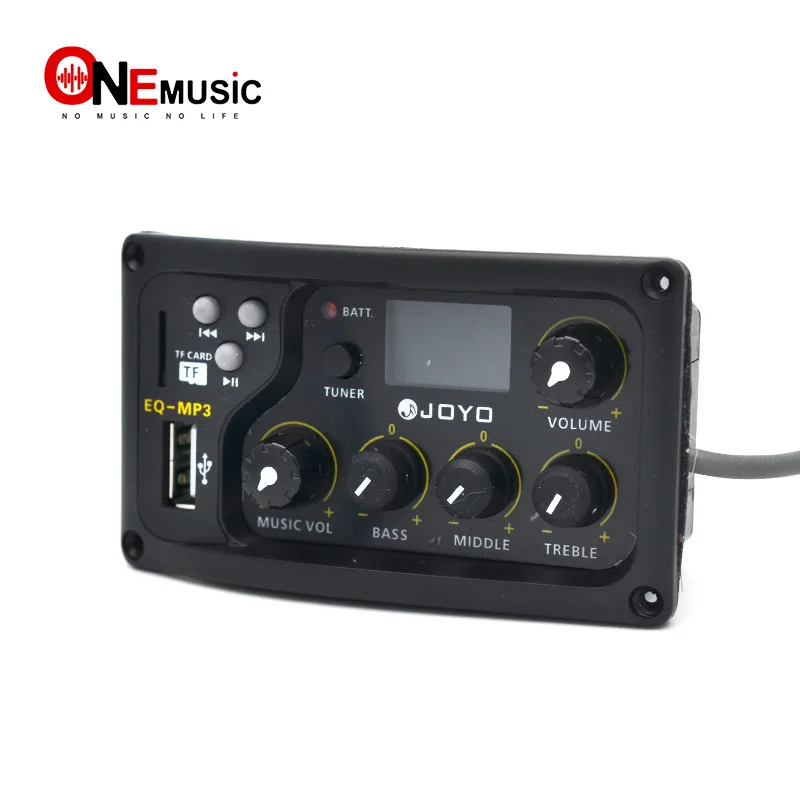 JOYO EQ MP3 акустическая гитара эквалайзер громкость музыки бас ближние и высокие