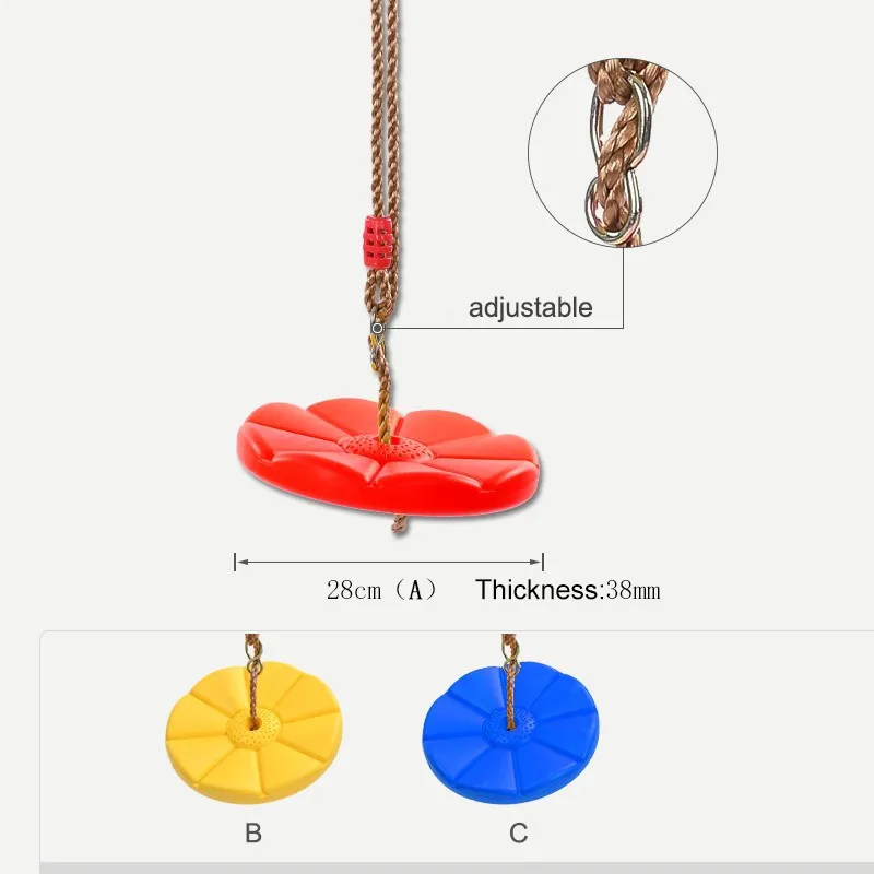 Детские качели пластиковые круглые восходящие Качели Сад Парк игровая площадка качающаяся игрушка