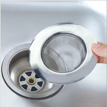 

7cm Kitchen Sink Strainer Drain Hole Filter Trap Metal Sink Strainer Stainless Steel Bath Sink Drain Waste Screen