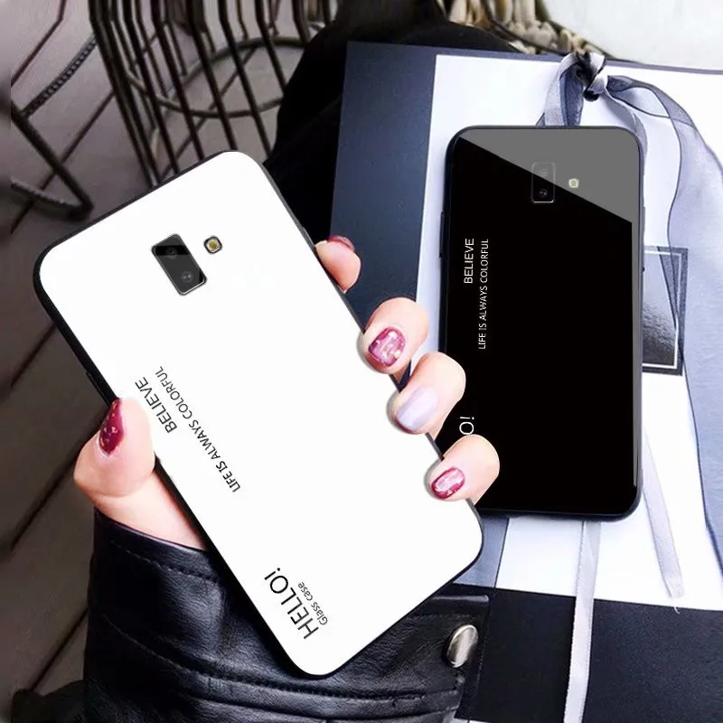 J6 Tempered Glass Cover Cases For Samsung Galaxy J6 Plus Case For Samsung J6 Plus SM-J610F Funda for Samsung J6plus Coque capa J6 Tempered Glass Cover Cases For Samsung Galaxy J6 Plus Case For Samsung J6 Plus SM-J610F Funda for Samsung J6plus Coque capa