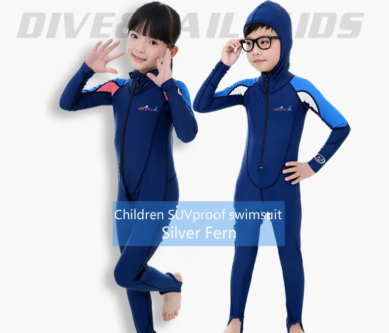 One piece Children scuba diving wetsuit scuba diving suit jellyfish