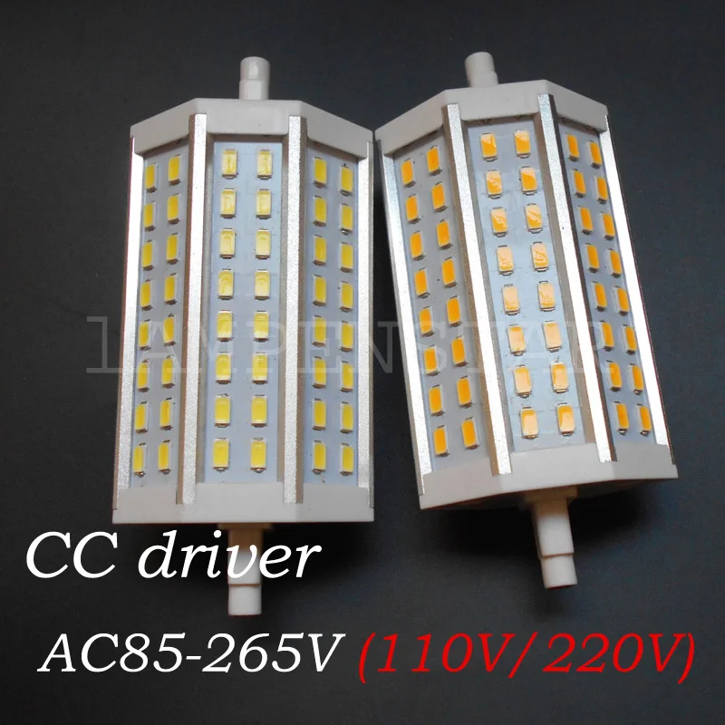 Bombilla СВЕТОДИОДНЫЙ r7s 118 мм 10 Вт 60SMD5730 светодиодный R7S J118 свет лампы заменить
