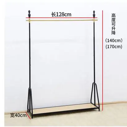 Витрина для магазина модной одежды женский магазин одежды подвесные полки для одежды от пола до потолка настенный комбинированный дисплей - Цвет: 128cm