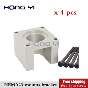 

4PCS Stepping motor NEMA 23 mounts bracket, the installation Block