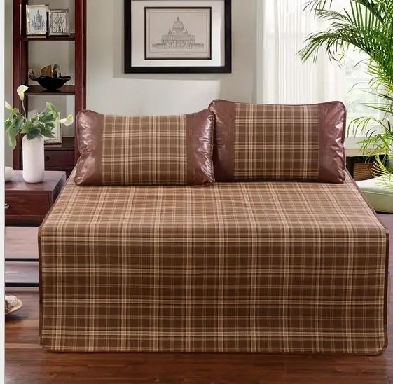 chinese bedding Bamboo mat straw mat printing plush mattress summer