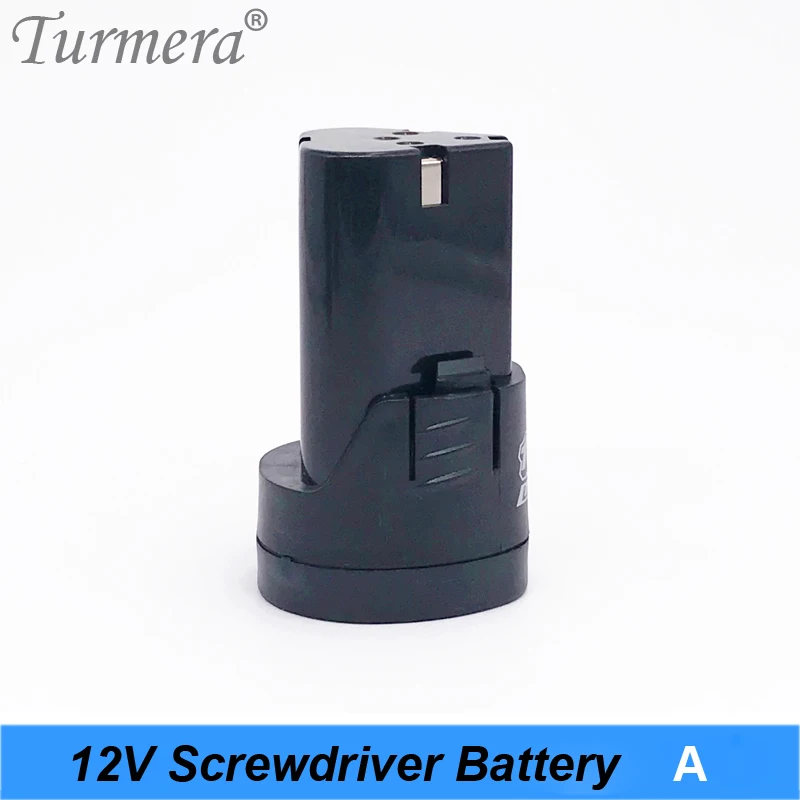 Turmera 12V 12.6V 3S 18650 battery pack battery mini lithium battery electric drill Cordless screwdriver battery shura shurik battery A 03