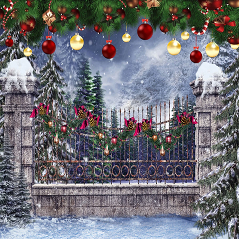 Red And Gold Christmas Lights Background