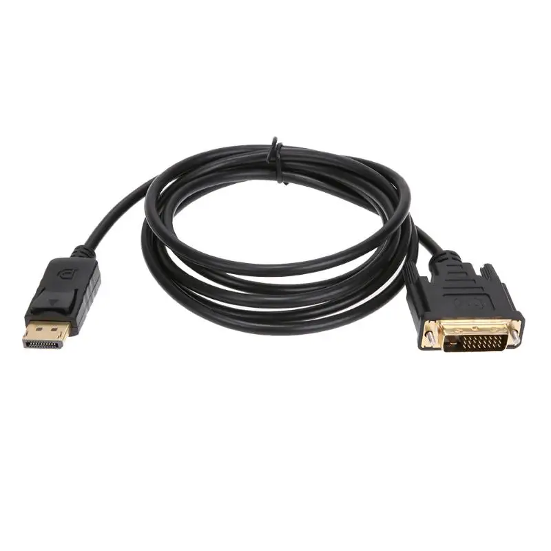 1.8m Mini Displayport DP Thunderbolt mini DP To DVI Male Adapter Cable DVI Adapte Display Port For HDTV/ monitor/projector 1.8m Mini Displayport DP Thunderbolt mini DP To DVI Male Adapter Cable DVI Adapte Display Port For HDTV/ monitor/projector