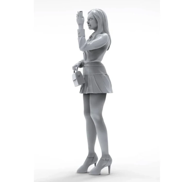1/35 Hana солдат модели смолы фигурка GK несобранный и Неокрашенный комплект|Игровые
