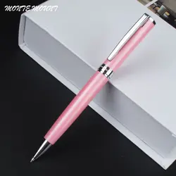Высокое качество Y01 Благородный розового и черного цветов пополнения чернил Бизнес офиса со средним наконечником шариковая ручка