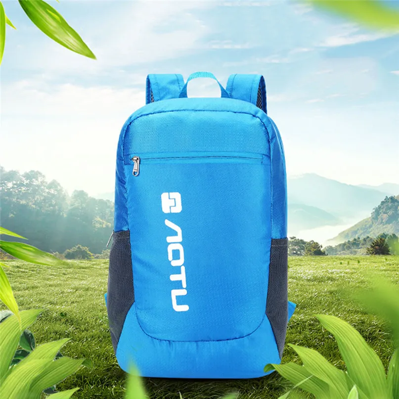 Lightweight Nylon Foldable Backpack Waterproof Backpack Folding bag Ultralight Outdoor Pack for Women Men Travel Hiking #3j12#F (14)