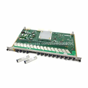 

16 ports GPFD GPON board with 16 SFP modules C+ Use for MA5608T MA5680T MA5683T OLT Same function with GPBH GPBD