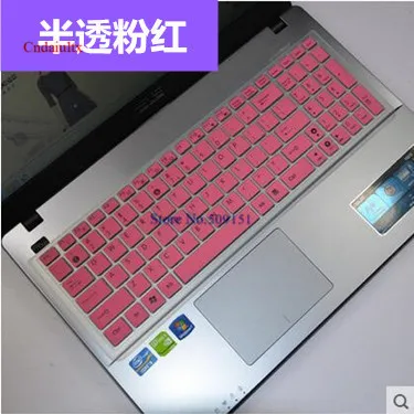 15,6 дюймовый ноутбук клавиатура Prorector Крышка для Asus k555L A555L A555 A550L F555L X555S X555L X550C R550V notobook чехол для клавиатуры - Цвет: Pink