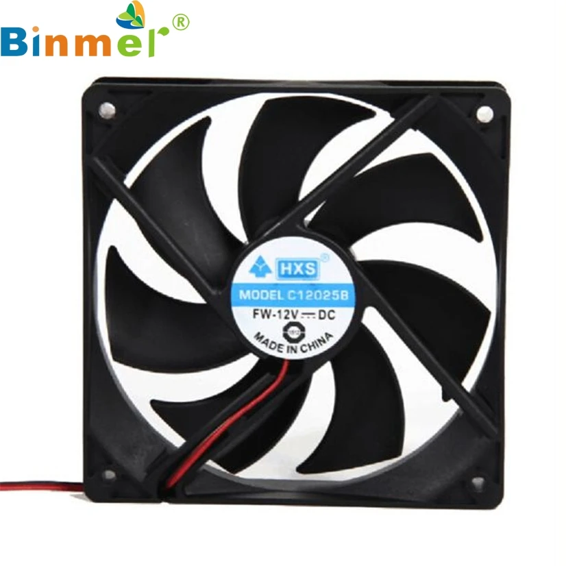 Цена по прейскуранту завода-изготовителя Binmer 1 шт. 120 мм 120x25mm 12V 4Pin DC бесщеточный ПК компьютер чехол Вентилятор охлаждения 1800PRM Прямая